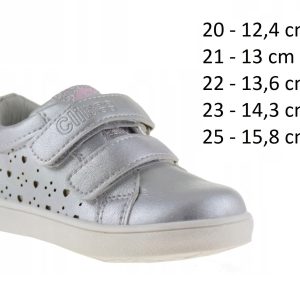 Детски кецове за момиче “Clibee”, Silver
