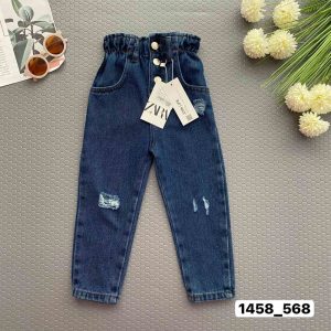 Дънки за момичета Mom fit