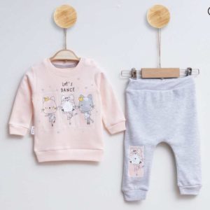 Памучен сет с Коте Балерина Памучен сет с Коте Балерина