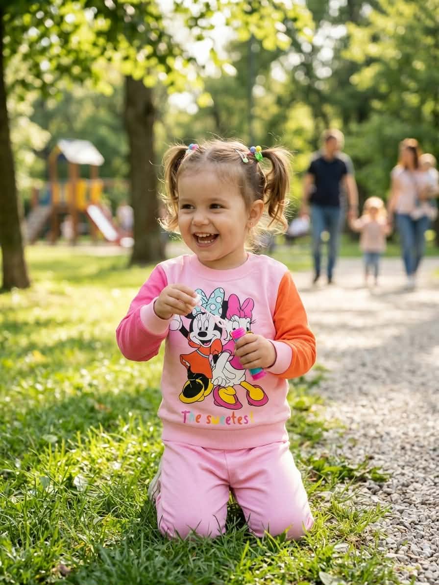Комплект от две части: Блуза с принт „Мини и Дейзи“ Комплект от две части: Блуза с принт „Мини и Дейзи“