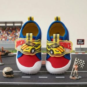 Детски текстилни пантофи „Race / Състезателни коли“ Детски текстилни пантофи „Race / Състезателни коли“