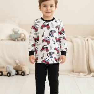 Детска памучна пижама „Monster Truck“
